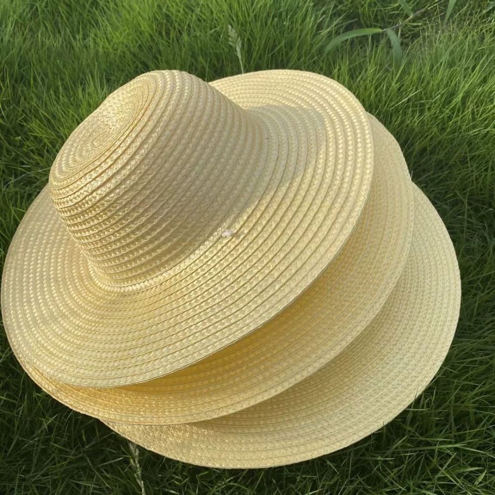 Bucket Hat Straw - Cappello di paglia estivo a tesa